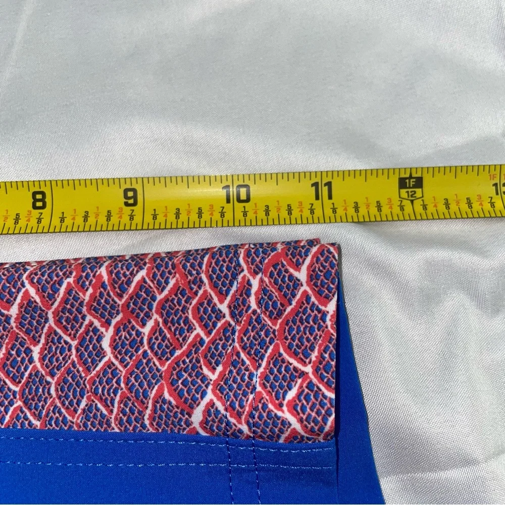 Columbia‎ Sportswear Mens Blue Red Fish Scale Board Shorts Size L 11in